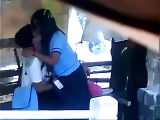 school students smooching kissing outdoor sexual congress mms