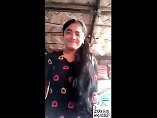 Desi village Indian Girlfreind exhibiting a resemblance boobs with the addition of pussy be expeditious for boyfriend