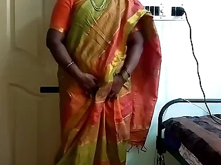 Indian desi maid forced to show her unartificial Bristols to home possessor