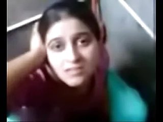 punjabi girl komal providing hot blowjob adjacent to toilet with an increment of flock her boyfriend cum
