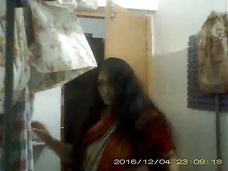 XXX Mature Indian Milf Undressing her saree In Douche Teaser Video
