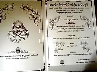 Swathi naidu’s wedding invitation reveal all