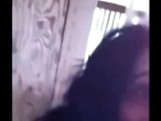 Indian chick get facial cumshot from fixture