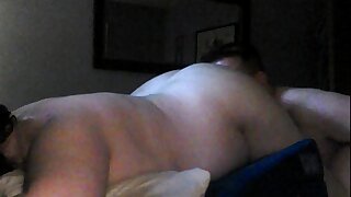 Cheating BBW Neighbor- Asslicking and Fucking The brush To Orgasms