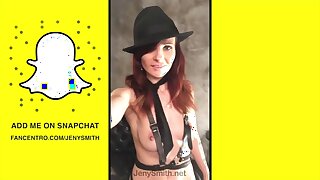 jeny smith snapchat compilation - bring out flashing with the addition of nude